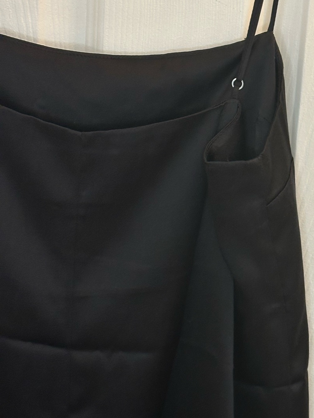 Reformation Black Satin Slip Mini Dress - Picture 8 of 11